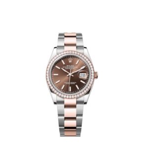 Superclone Rolex Datejust Chocolate Dial 126281RBR Oyster 36 mm