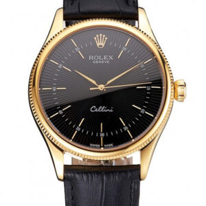 Superclone Rolex Cellini Black Dial REP016803