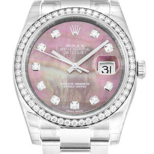 Rolex Datejust Mother of Pearl – Black Dial 116244 36 mm