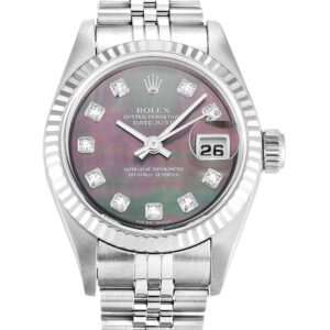 Rolex Lady-Datejust Mother of Pearl – Black Dial 79174 26 mm