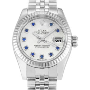 Rolex Lady-Datejust Mother Of Pearl – White Dial 179174 26 mm