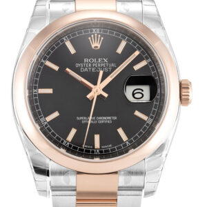 Rolex Datejust Black Dial 116201 36 mm