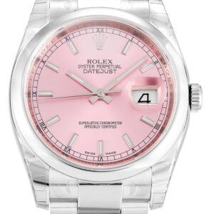 Rolex Datejust Pink Dial 116200 36 mm