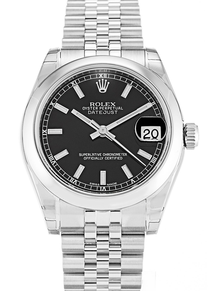 Rolex Lady-Datejust Black Dial 178240-3 31 mm