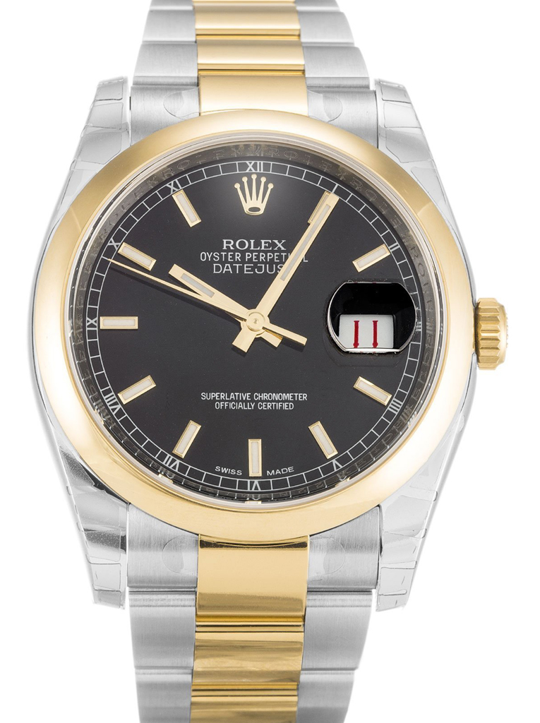 Rolex Datejust Black Dial 116203 36 mm