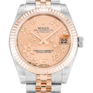 Rolex Datejust Mid-Size Pink Floral Dial 178271 31 mm