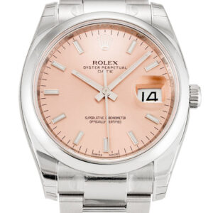 Rolex Oyster Perpetual Date Salmon Dial 115200 34 mm