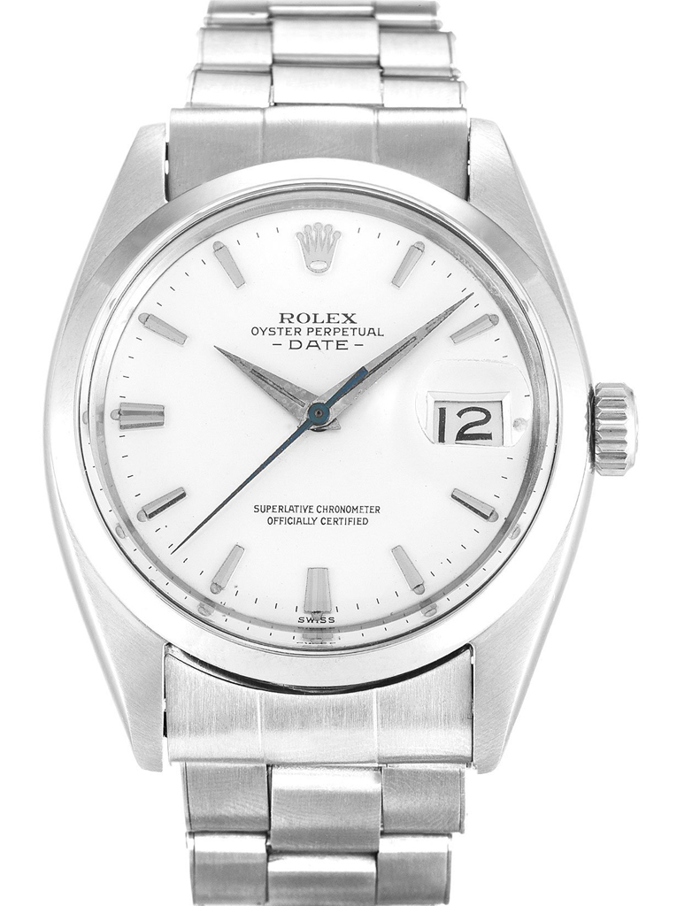 Rolex Oyster Perpetual Date Silver Dial 1500 36 mm