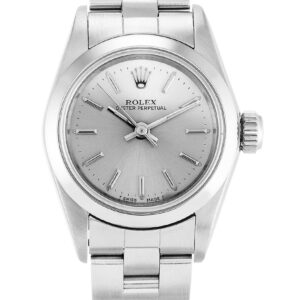Rolex Oyster Perpetual Lady Silver Dial 67180 26 mm