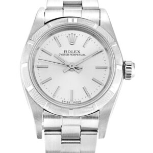Rolex Oyster Perpetual Lady Silver Dial 67230 26 mm