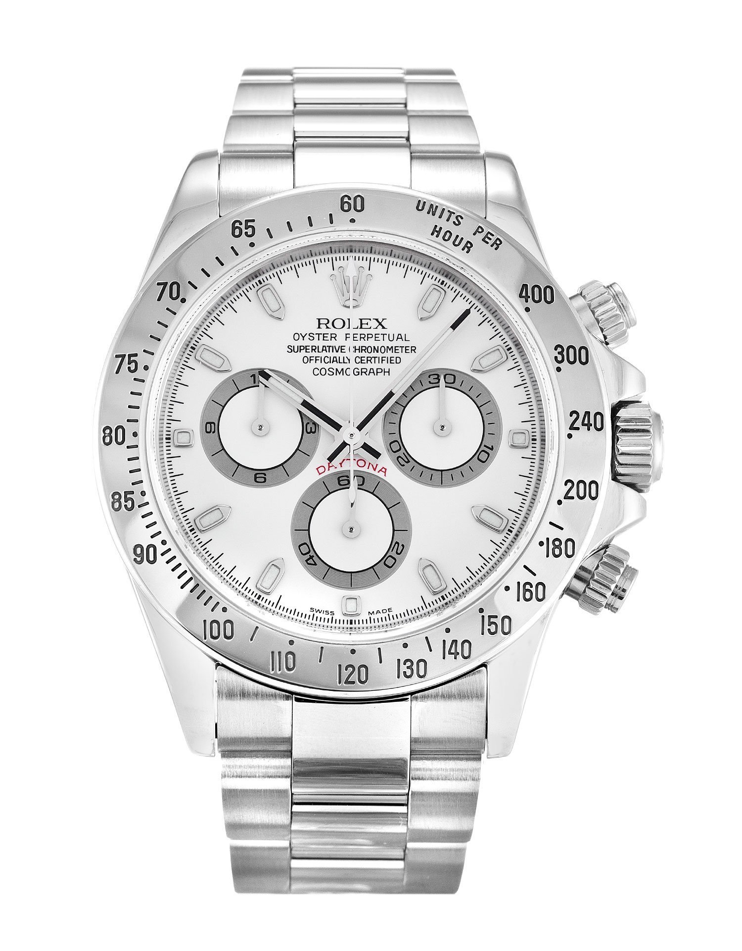 Superclone Rolex Daytona White Dial 116520