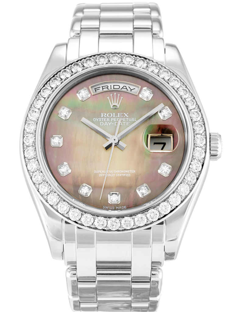 Rolex Day-Date Mother of Pearl – Black Dial 18946 36 mm