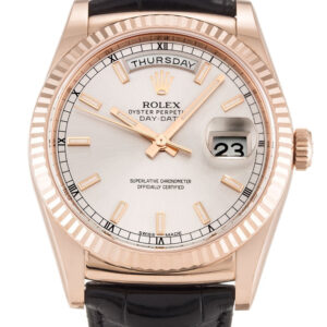 Rolex Day-Date Silver Dial 118135 36 mm