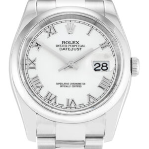 Rolex Datejust White Dial 116200-2 36 mm