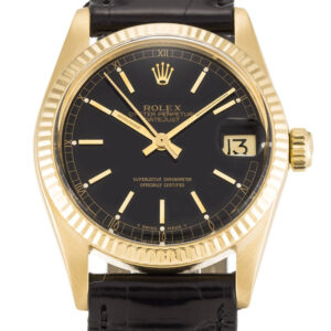 Rolex Datejust Mid-Size Black Dial 6827 31 mm