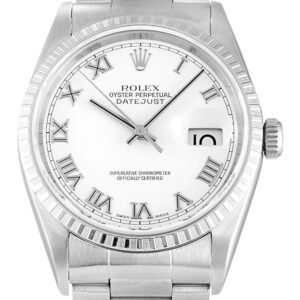 Rolex Datejust White Dial 16220 36 mm