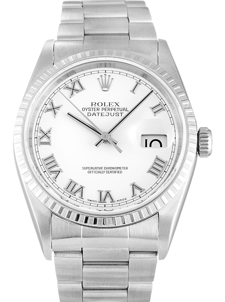 Rolex Datejust White Dial 16220 36 mm