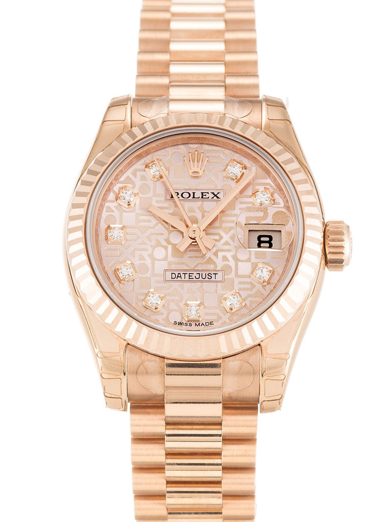 Rolex Lady-Datejust Rose Dial 179175 26 mm