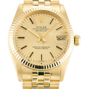 Rolex Datejust Mid-Size Champagne Dial 6827 30 mm