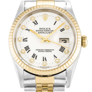 Rolex Datejust White Dial 16233 36 mm