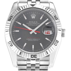 Rolex Datejust Turn-O-Graph Grey Dial 116264 36 mm
