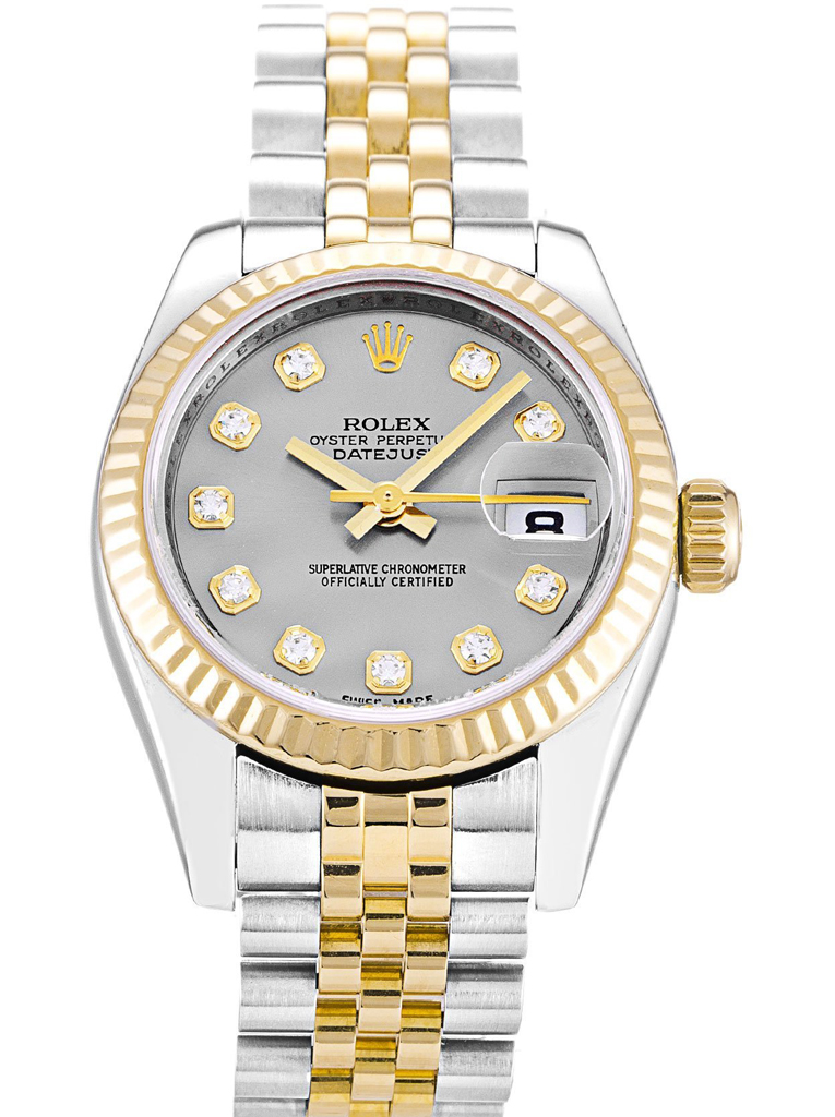 Rolex Lady-Datejust Silver Dial 179173 26 mm