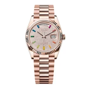 Superclone Rolex Day-Date Diamond-Paved Dial 128235-0039 36 mm