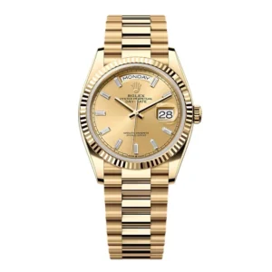 Superclone Rolex Day-Date Champagne Diamond Dial 128238-0132 36 mm