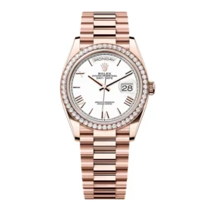 Superclone Rolex Day-Date White Dial 128345rbr-0070 36 mm
