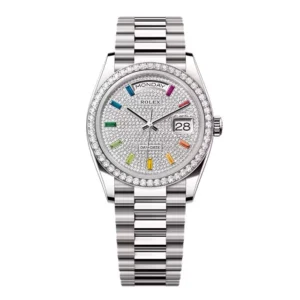 Superclone Rolex Day-Date Diamond-Paved Dial 128349rbr-0006 36 mm