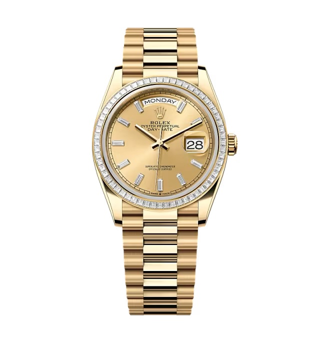 Superclone Rolex Day-Date Champagne Dial 128398tbr-0037 36 mm