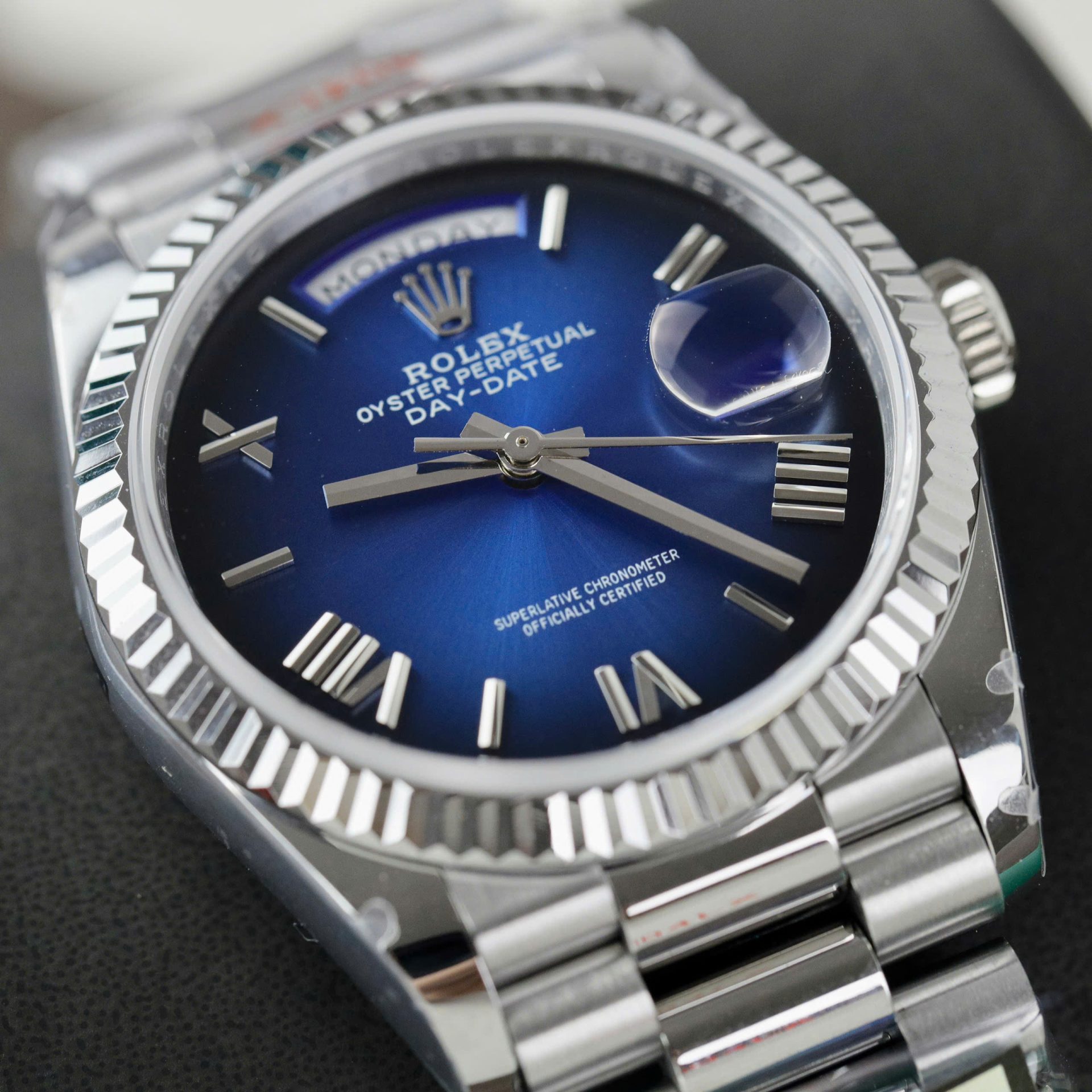 Superclone Rolex Day-Date Blue Ombré Dial 128239-0063 36 mm - Image 5