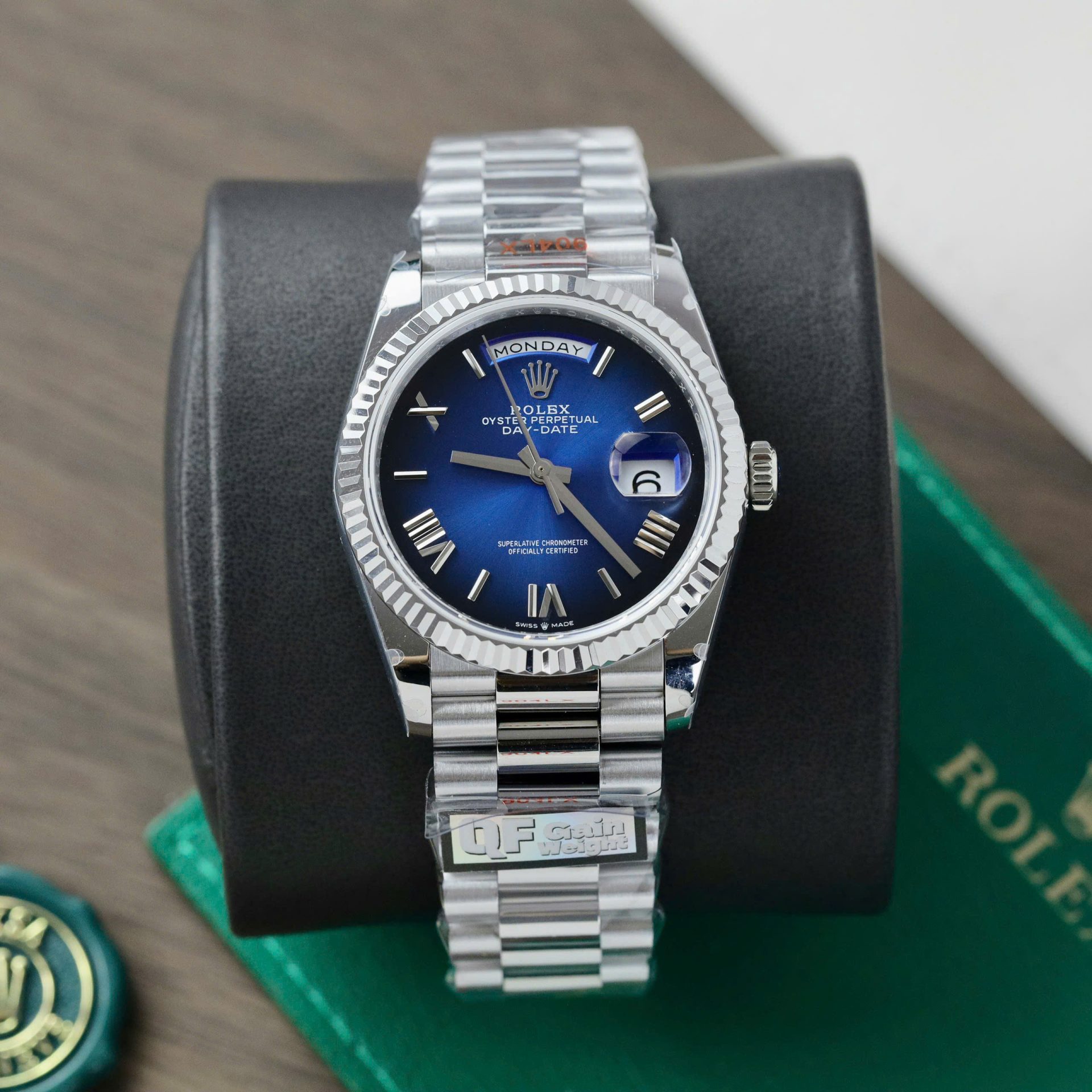 Superclone Rolex Day-Date Blue Ombré Dial 128239-0063 36 mm - Image 2