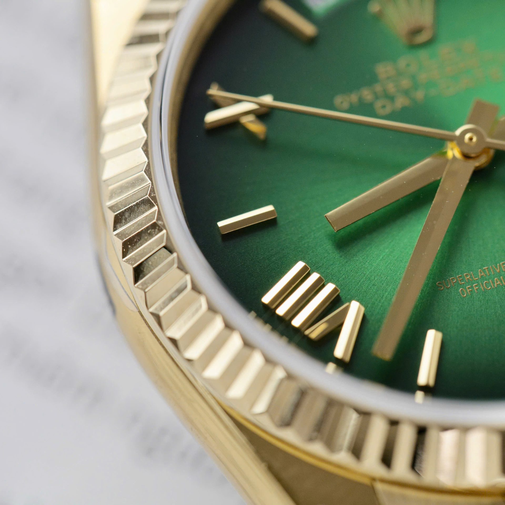 Superclone Rolex Day-Date Green Ombré Dial 128238-0118 36 mm - Image 8