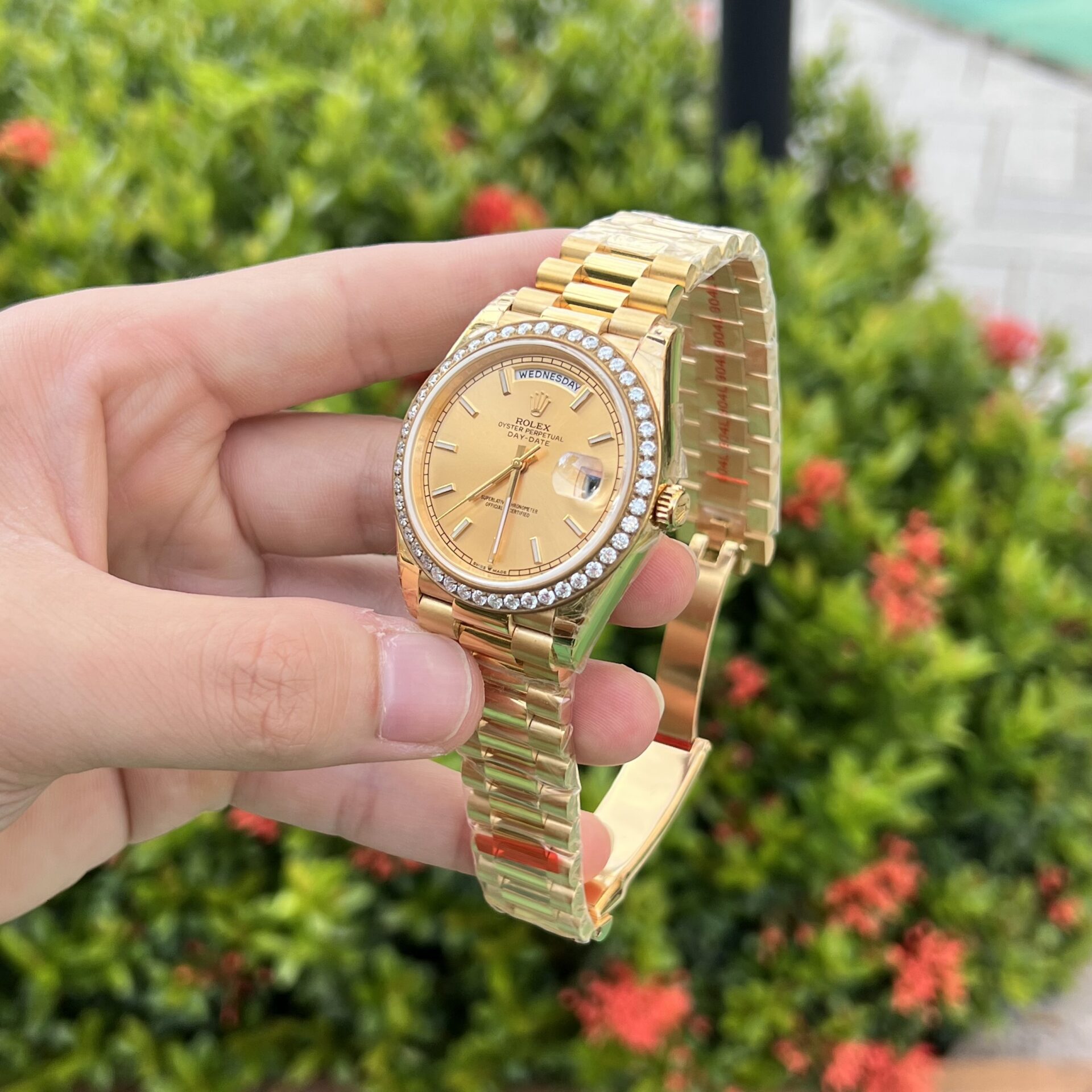 Superclone Rolex Day-Date Champagne Dial 228348rbr-0008 40 mm - Image 6