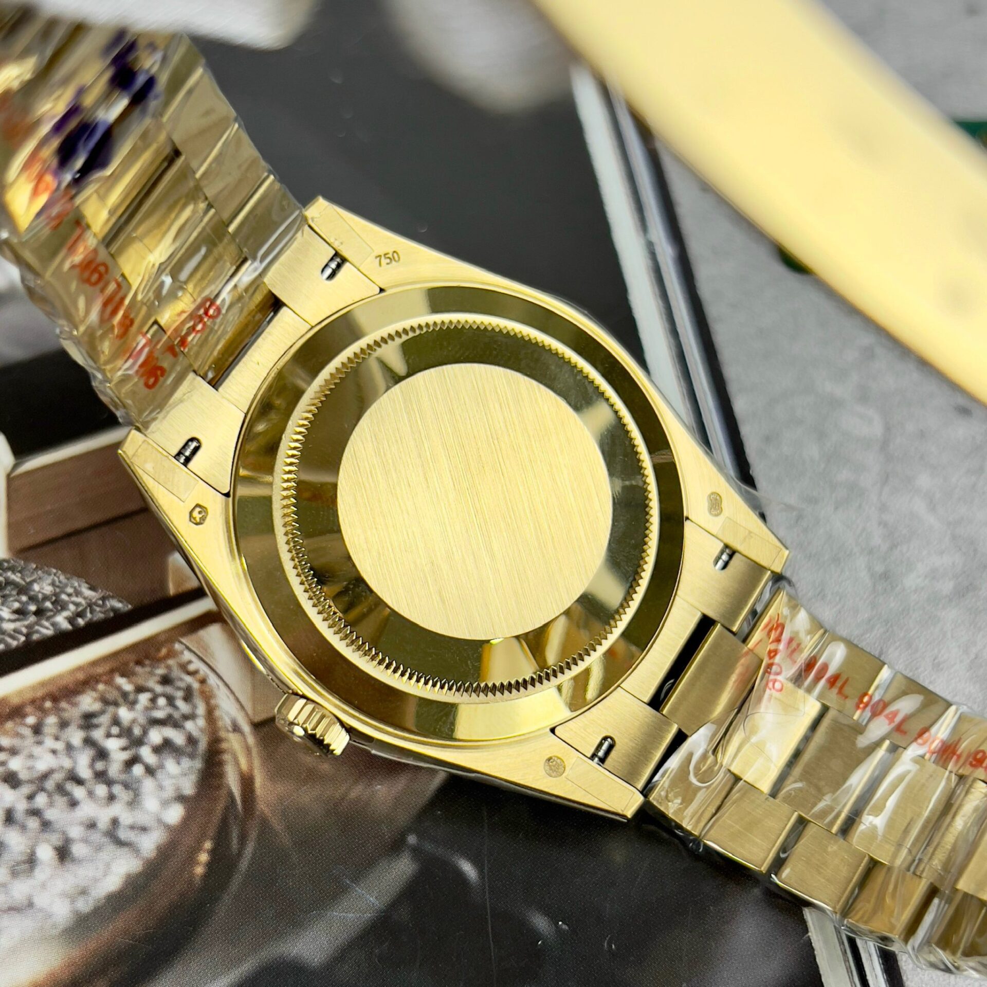 Superclone Rolex Day-Date Bright Black Diamond Dial 228238-0004 40 mm - Image 8