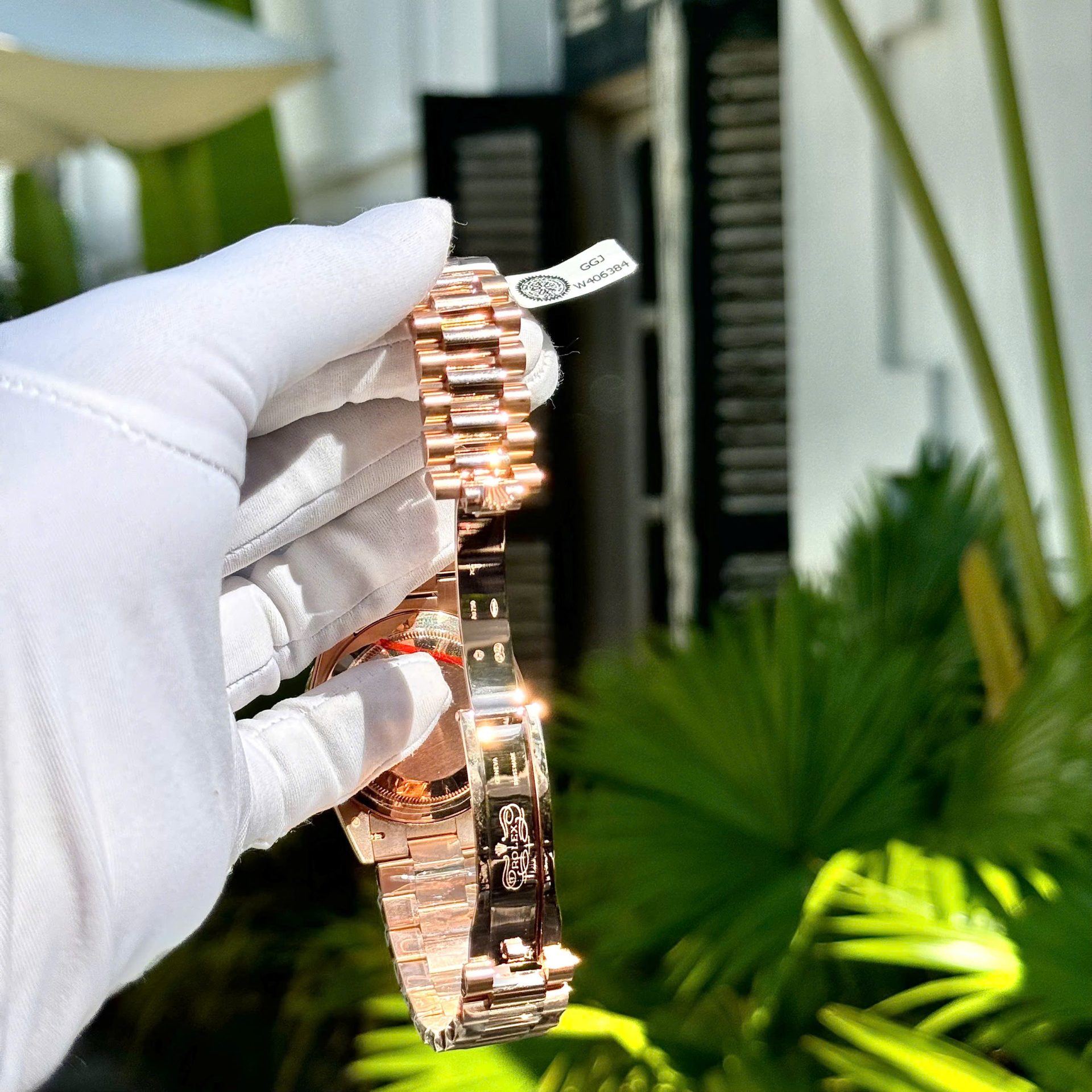 Superclone Rolex Day-Date Diamond-Paved Dial 128395tbr-0008 36 mm - Image 8