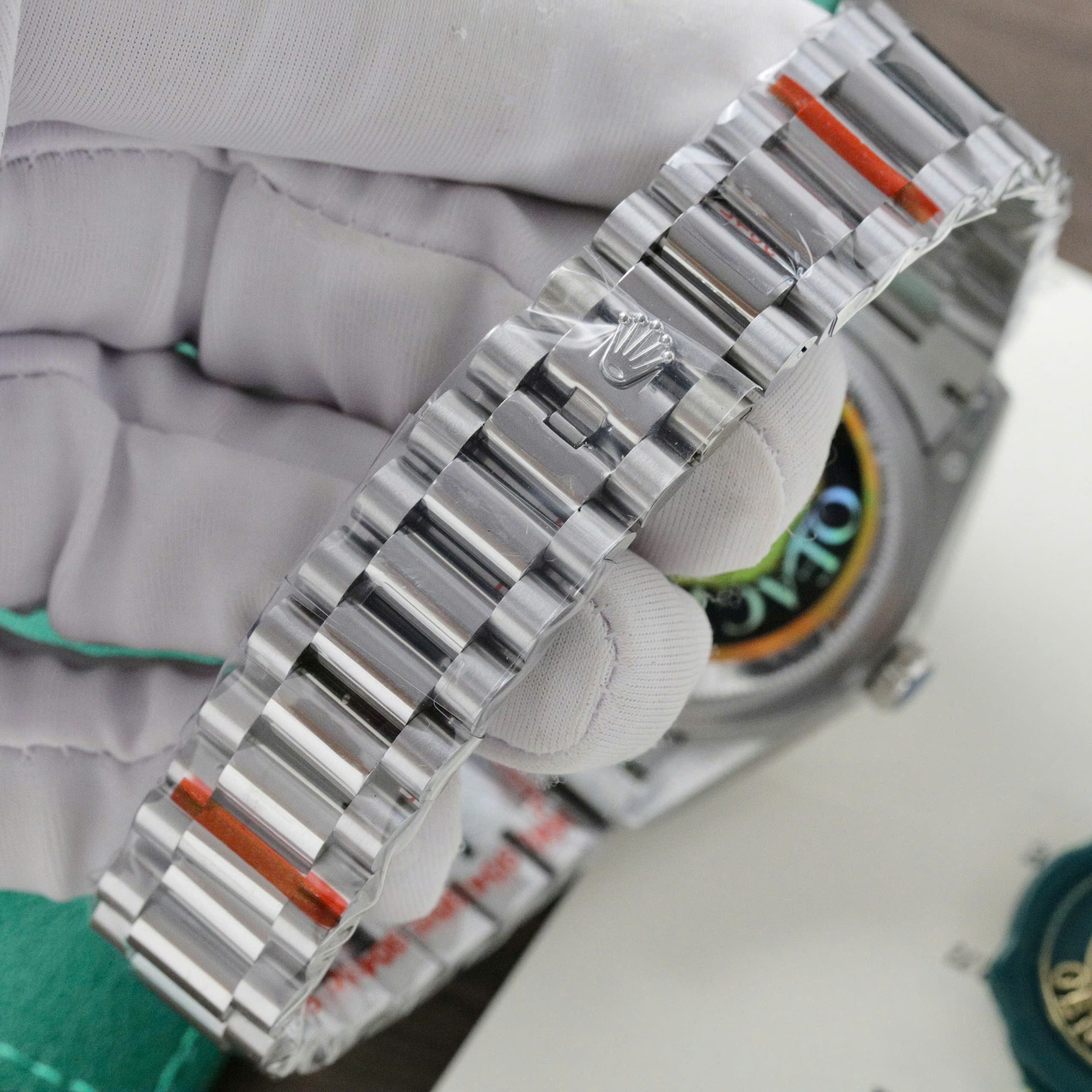 Superclone Rolex Day-Date Pink Diamond Dial 128236-0024 36 mm - Image 10