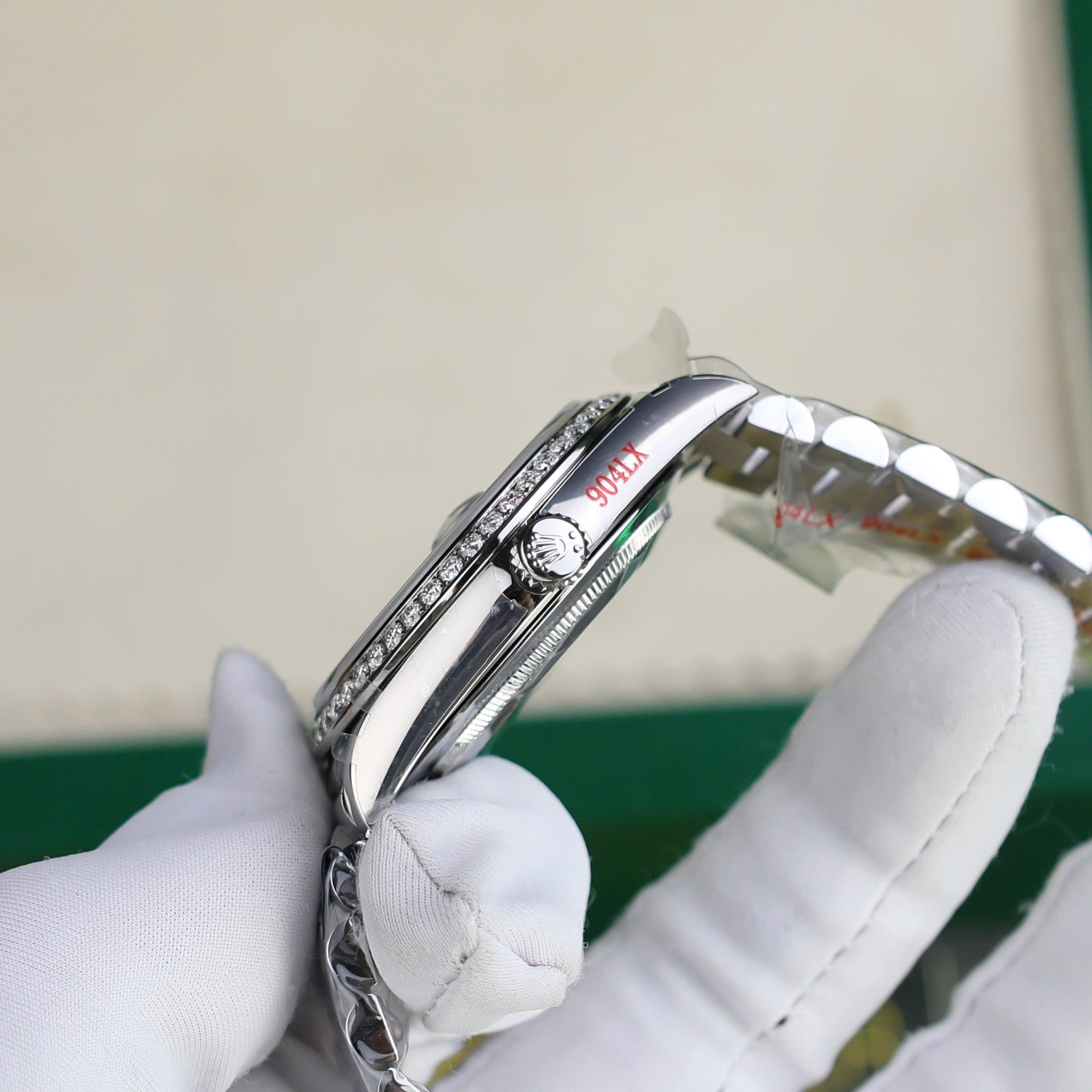 Superclone Rolex Day-Date Diamond-Paved Dial 128349rbr-0006 36 mm - Image 10