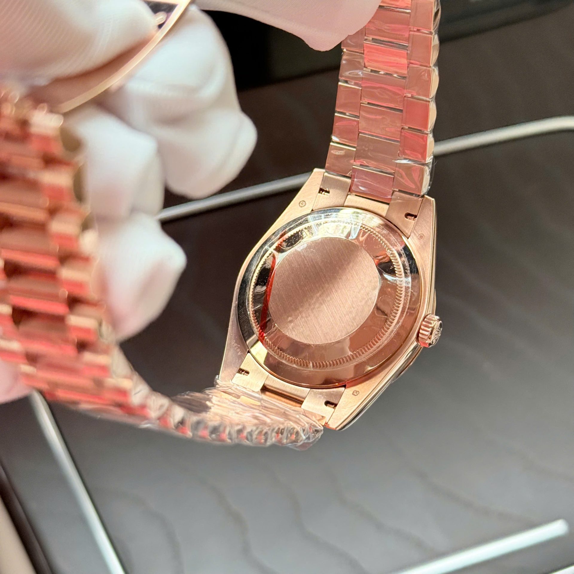 Superclone Rolex Day-Date Chocolate Diamond Dial 228235-0003 40 mm - Image 7