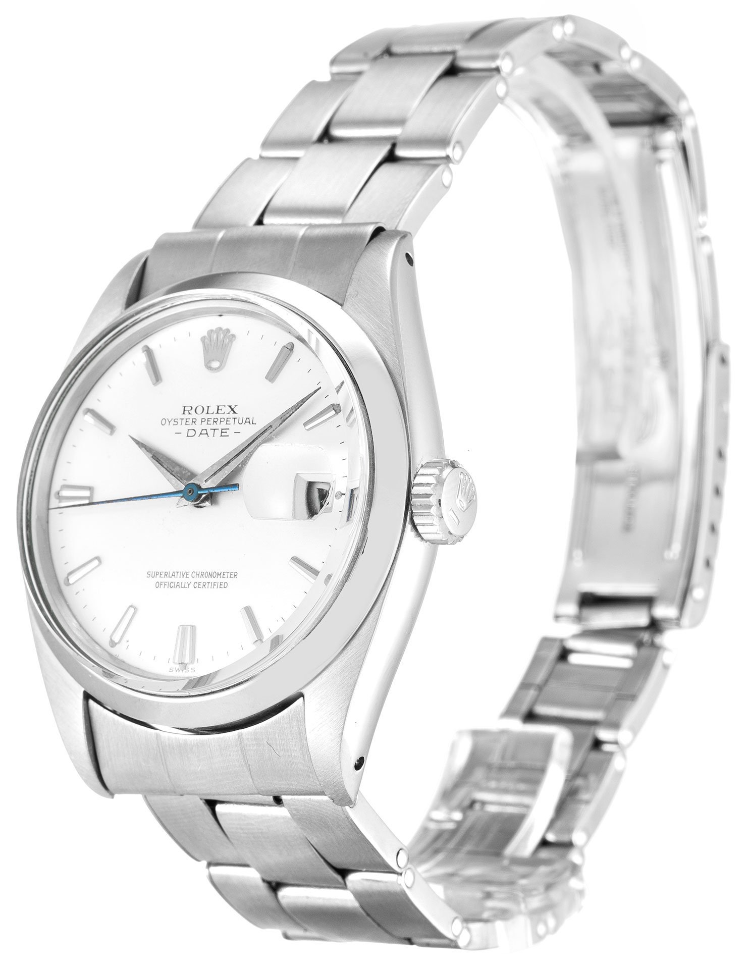 Rolex Oyster Perpetual Date Silver Dial 1500 36 mm - Image 2
