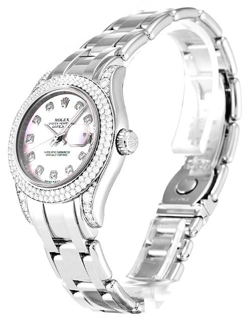 Rolex Pearlmaster Mother of Pearl – Pink Dial 80359 - Image 2