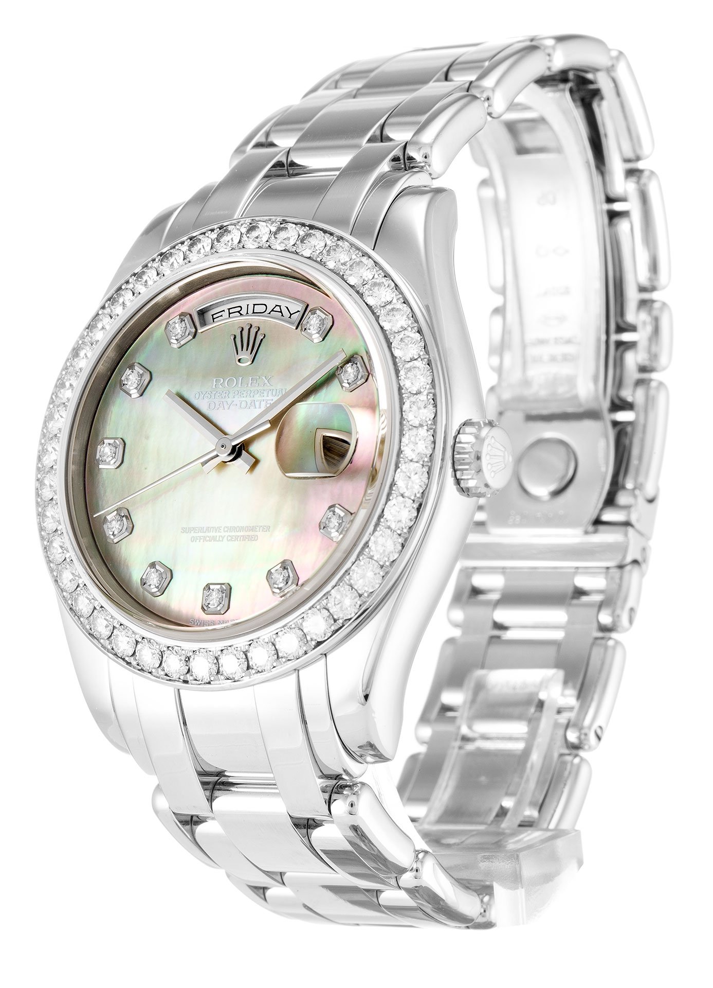 Rolex Day-Date Mother of Pearl – Black Dial 18946 36 mm - Image 2