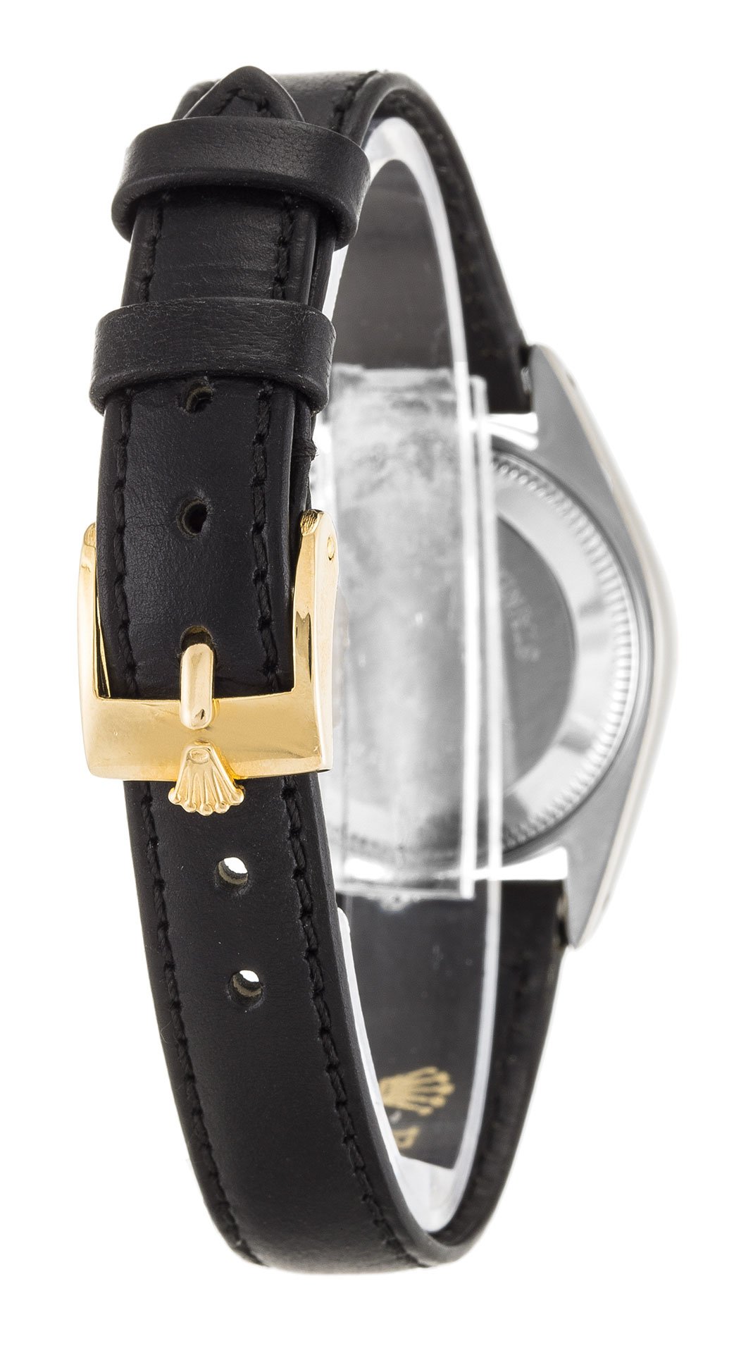 Rolex Lady-Datejust White Dial 69173 Leather 26 mm - Image 3