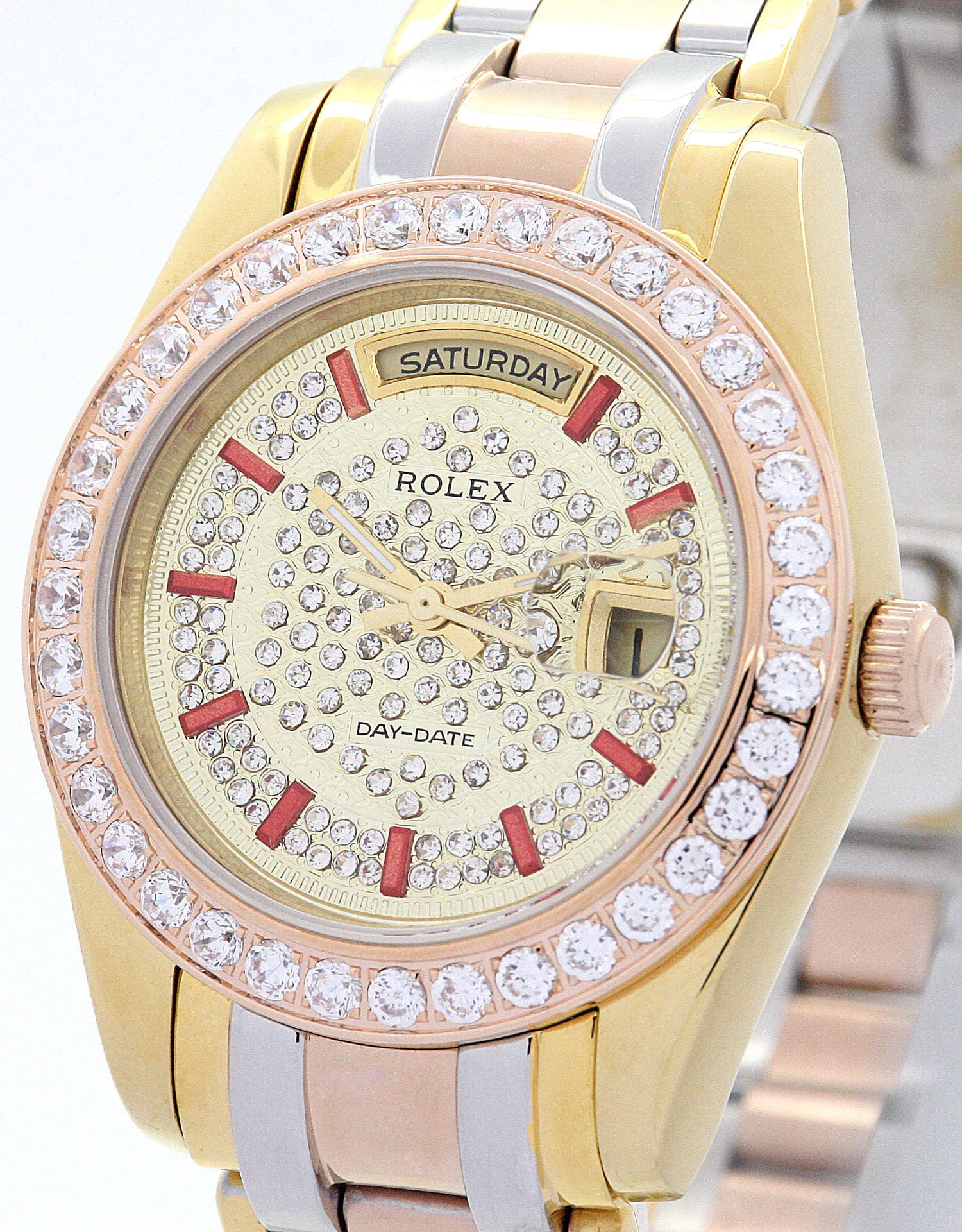 Rolex Day-Date Yellow gold with Diamonds Dial 118346 36 mm - Image 3