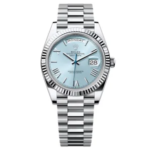 Superclone Rolex Day-Date Ice Blue Dial 228236-0012 40 mm