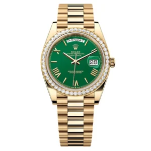 Superclone Rolex Day-Date Green Dial 228348RBR-0040 40 mm