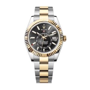 Superclone Rolex Sky-Dweller Bright black Dial 336933 Oyster