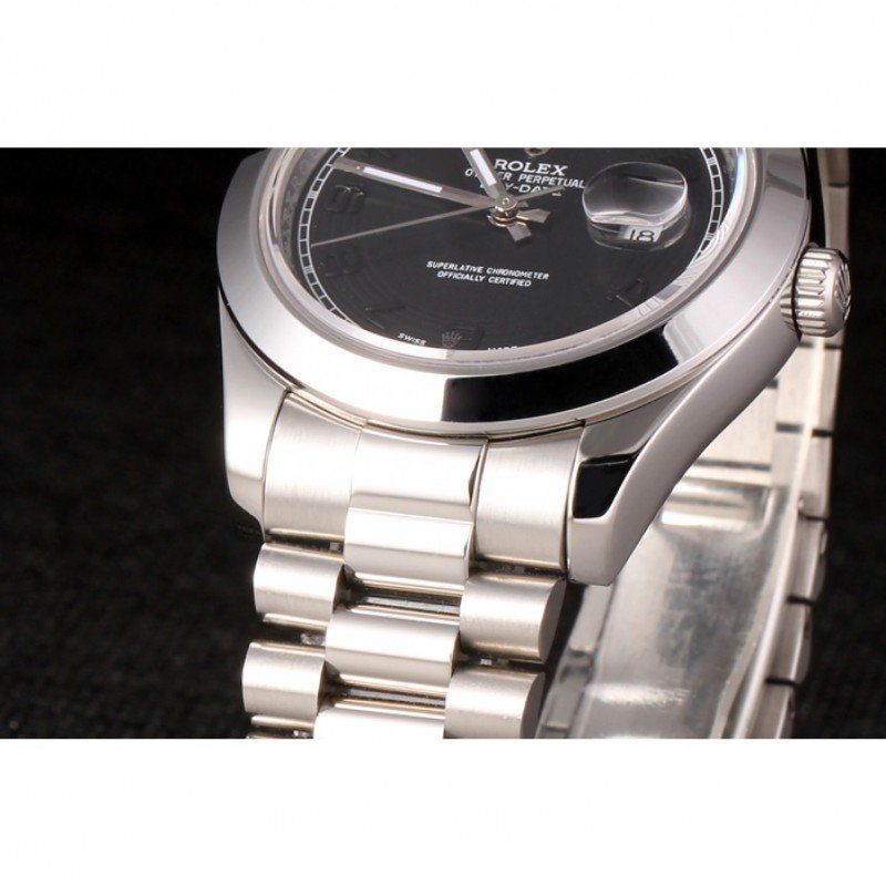 Superclone Rolex Day-Date Black Dial 80294 40 mm - Image 7
