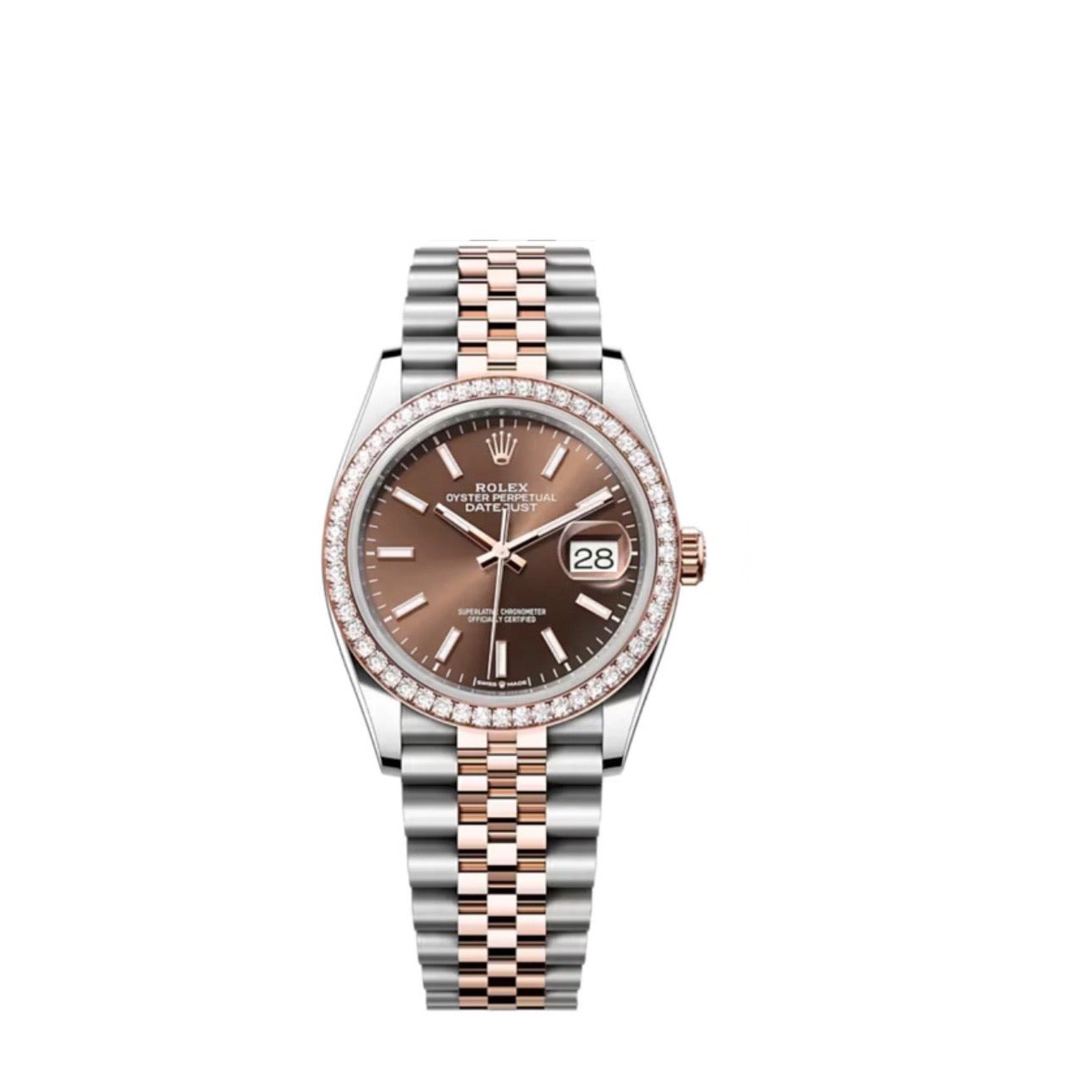 Superclone Rolex Datejust Chocolate Dial 126281RBR Jubilee 36 mm
